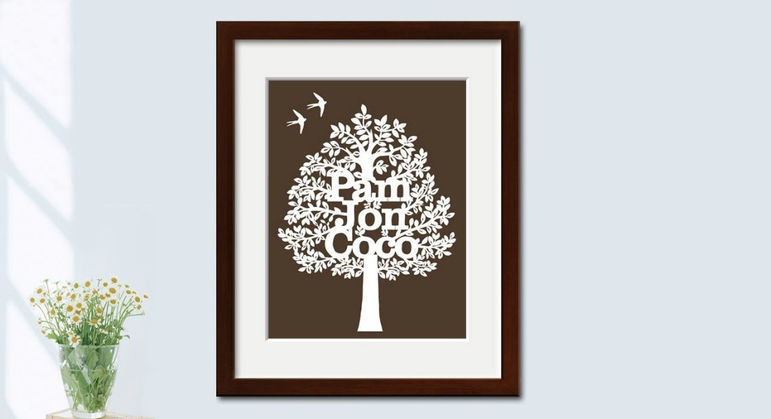Paper Cut Family Tree | myDaVinci