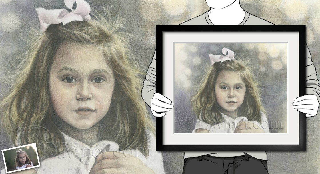 Hand Drawn DaVinci Sketch from Photos | myDaVinci