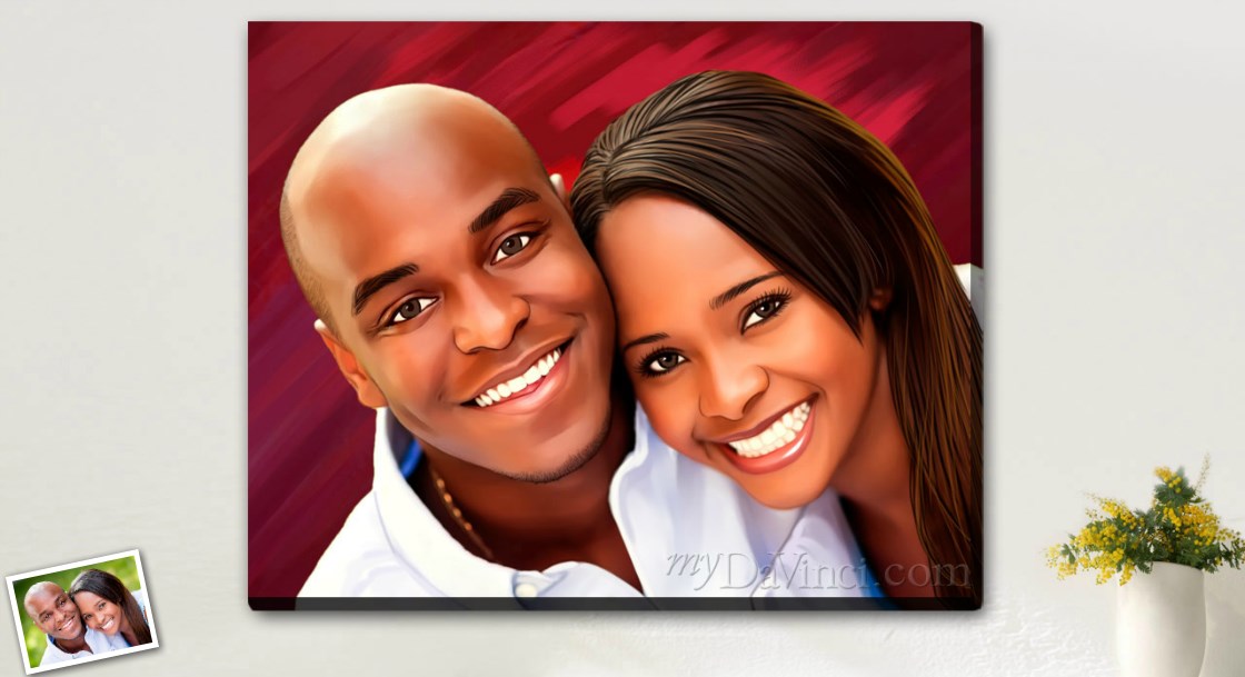 Leonardo's Pop Portraits of Am African American Couple | myDaVinci