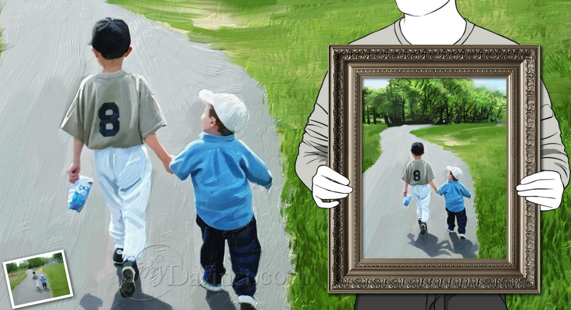 Oil Painting Giclee from Photos | myDaVinci