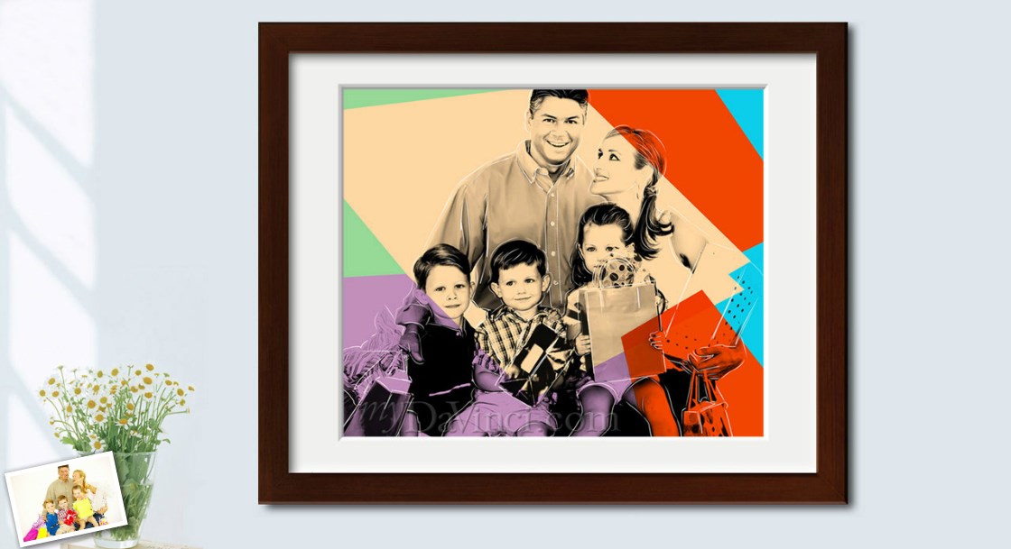 Pop Art Color Blocks from Photos | myDaVinci