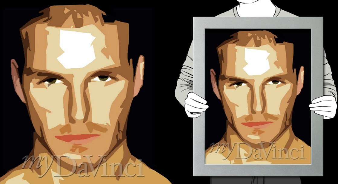 David Beckham Pop Art Print | myDaVinci