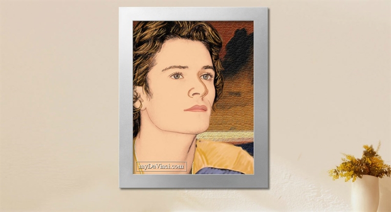 Orlando Bloom Pop Art Print | myDaVinci