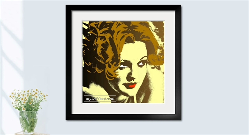 Drew Barrymore Pop Art | myDaVinci