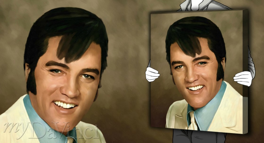 Elvis Presley Oil Painting Giclee,by myDaVinci | myDaVinci