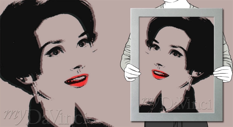 Audrey Hepburn Pop Art II Print | myDaVinci