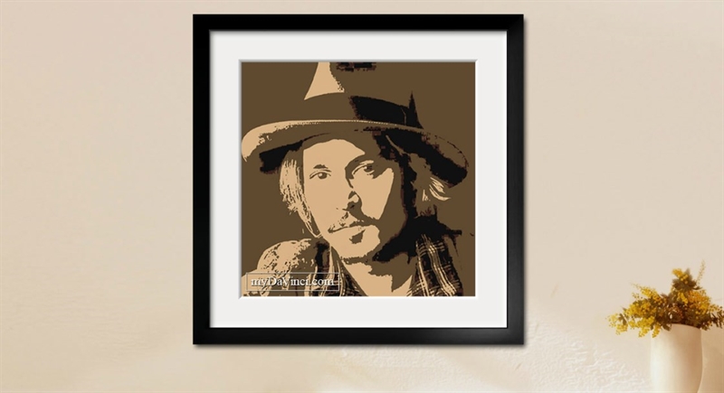 Johnny Depp Pop Art Print | myDaVinci