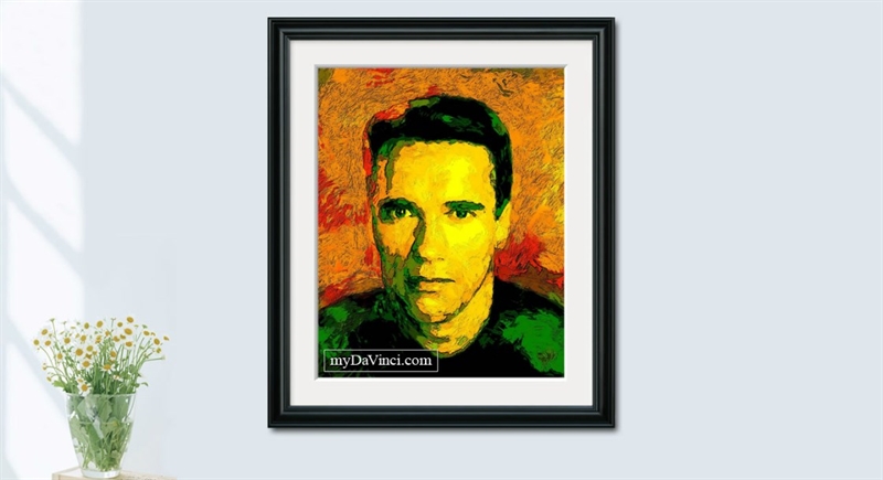 Arnold Schwarzenegger Pop Art Print | myDaVinci