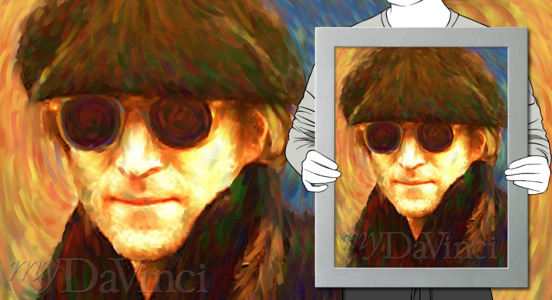 John Lennon Oil Painting Giclee,by myDaVinci | myDaVinci