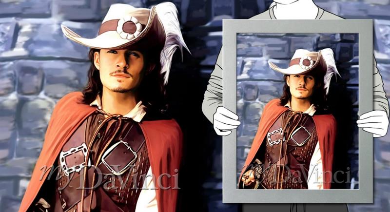 Orlando Bloom Pop Art Print | myDaVinci