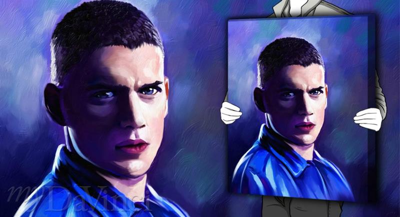 Wentworth Miller Oil Painting Giclee | myDaVinci