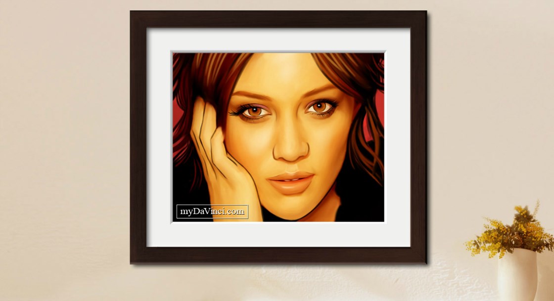 Hilary Duff Pop Art Print | myDaVinci
