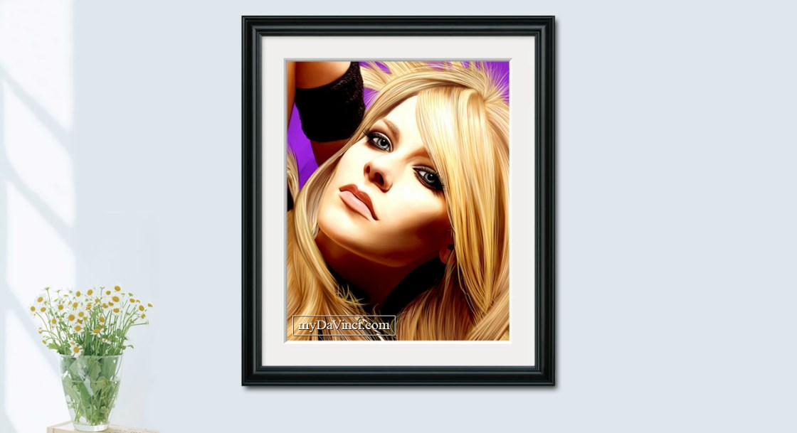 Avril Lavigne Pop Art Print | myDaVinci