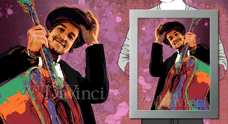 Bob Dylan Pop Art Print | myDaVinci
