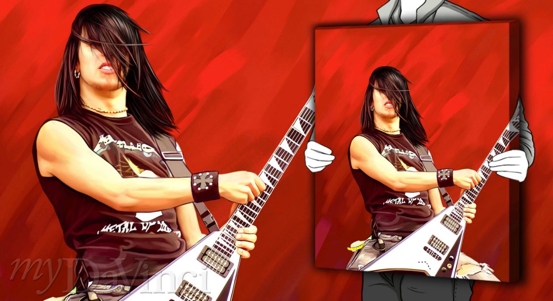 Matt Tuck of Bullet for My Valentine Pop Art Print | myDaVinci