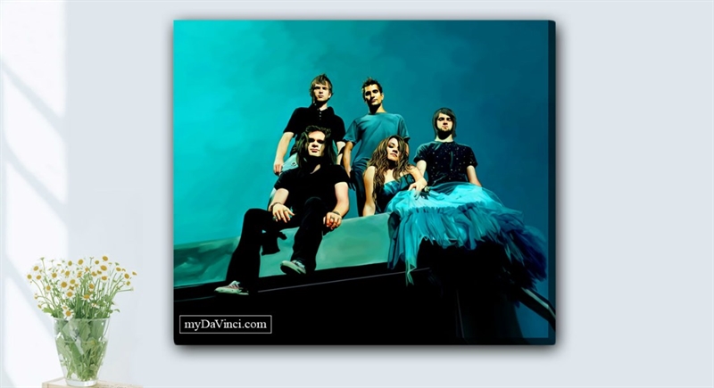 Flyleaf Rock Band Pop Art Print | myDaVinci