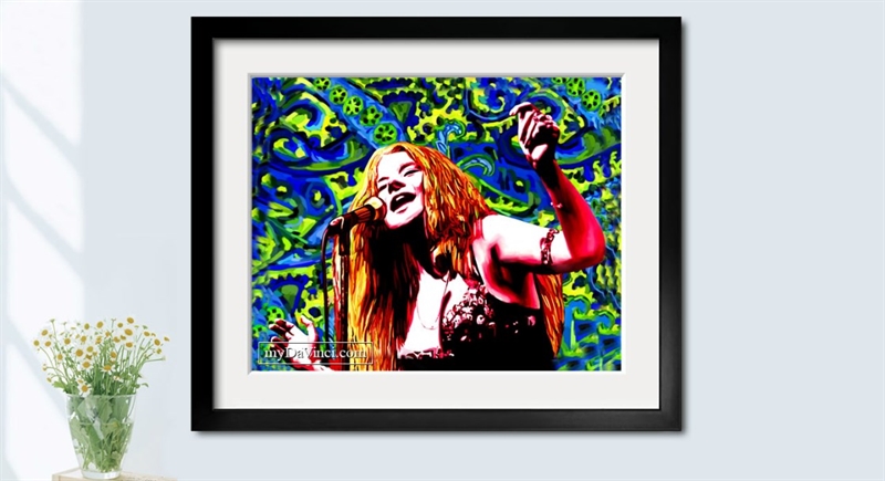Janis Joplin Pop Art Print | myDaVinci