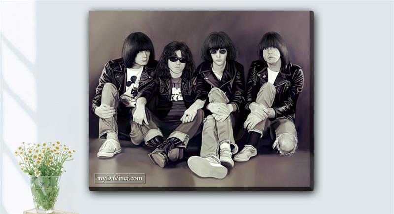 The Ramones Pop Art Print | myDaVinci
