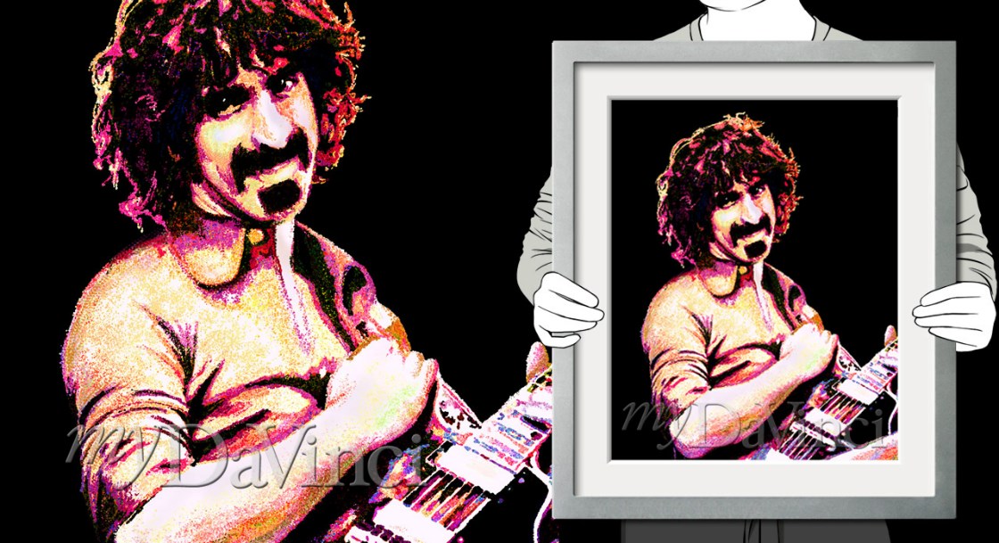 Frank Zappa Pop Art Print | myDaVinci