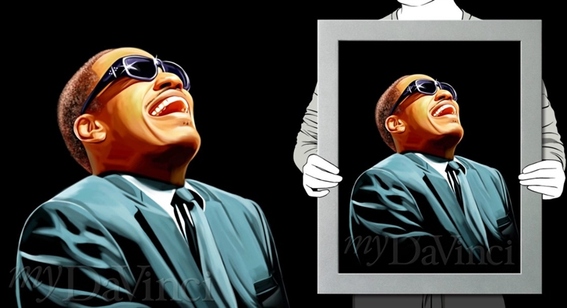 Ray Charles Pop Art Print | myDaVinci