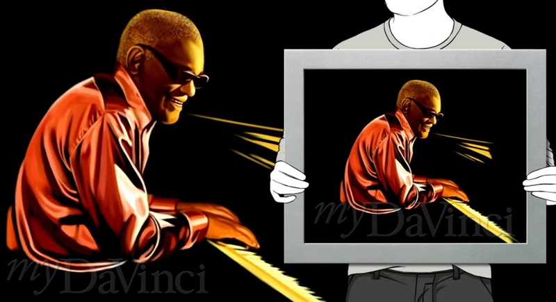 Ray Charles Pop Art II Print | myDaVinci