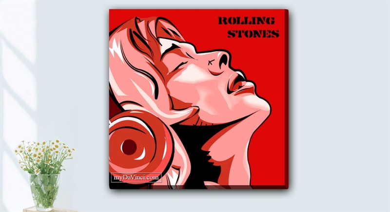 Mick Jagger Pop Art Print | myDaVinci