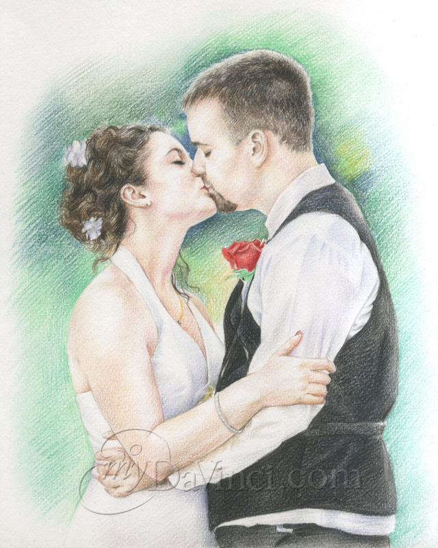 Draw Romantic Couple Pencil sketch : r/ColoredPencils