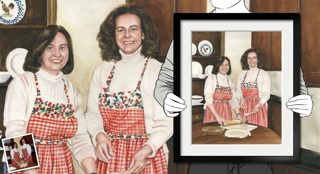 Hand Painted Watercolor from Photos | myDaVinci