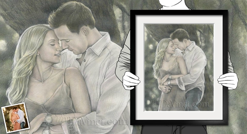 Hand Drawn DaVinci Sketch from Photos,by myDaVinci | myDaVinci