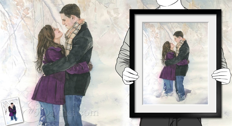 Hand Painted Watercolor from Photos | myDaVinci