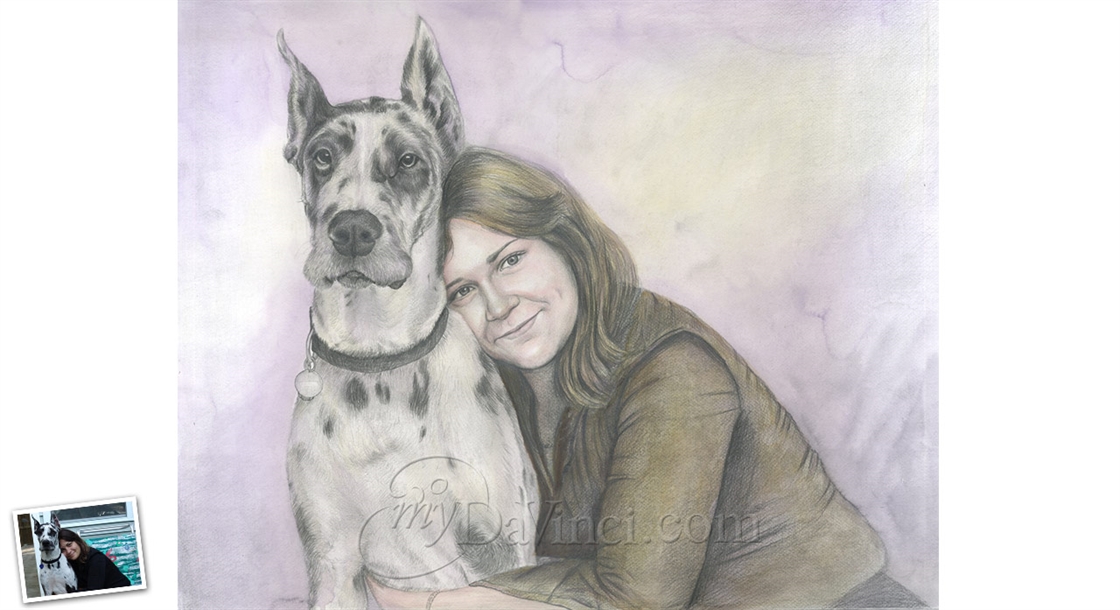 Hand Drawn DaVinci Sketch from Photos | myDaVinci