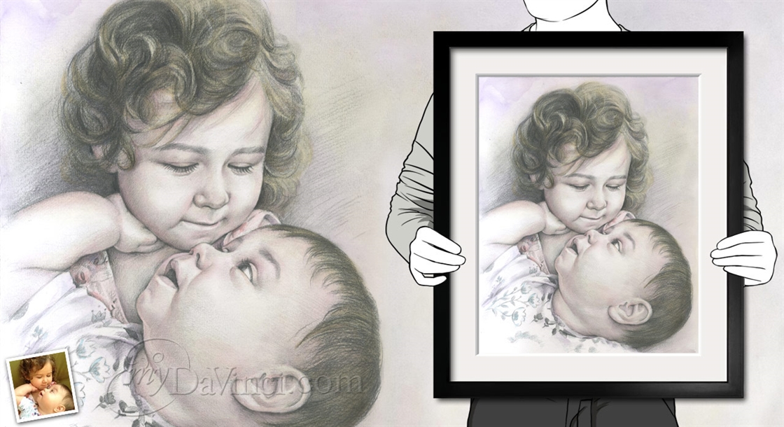 Hand Drawn DaVinci Sketch from Photos | myDaVinci