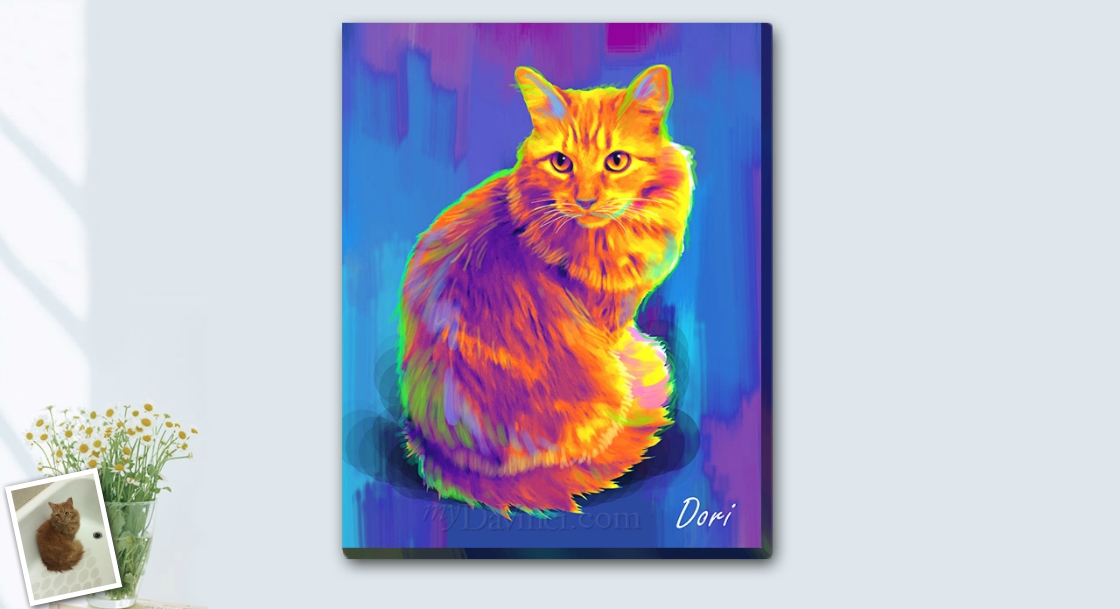 Pop Art 1 Panel from Photos | myDaVinci