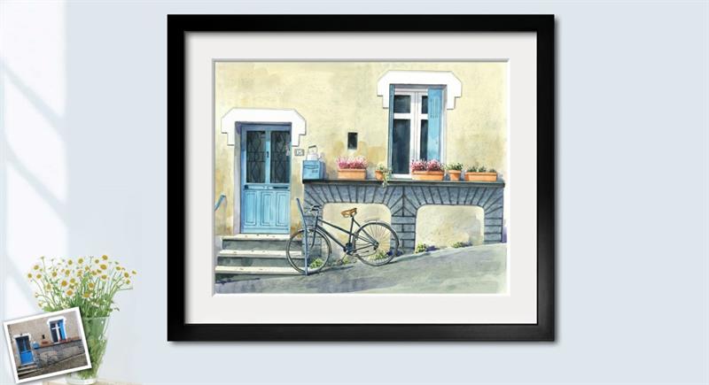 Hand Painted Watercolor from Photos | myDaVinci