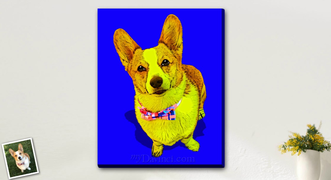 Pop Art 1 Panel from Photos | myDaVinci