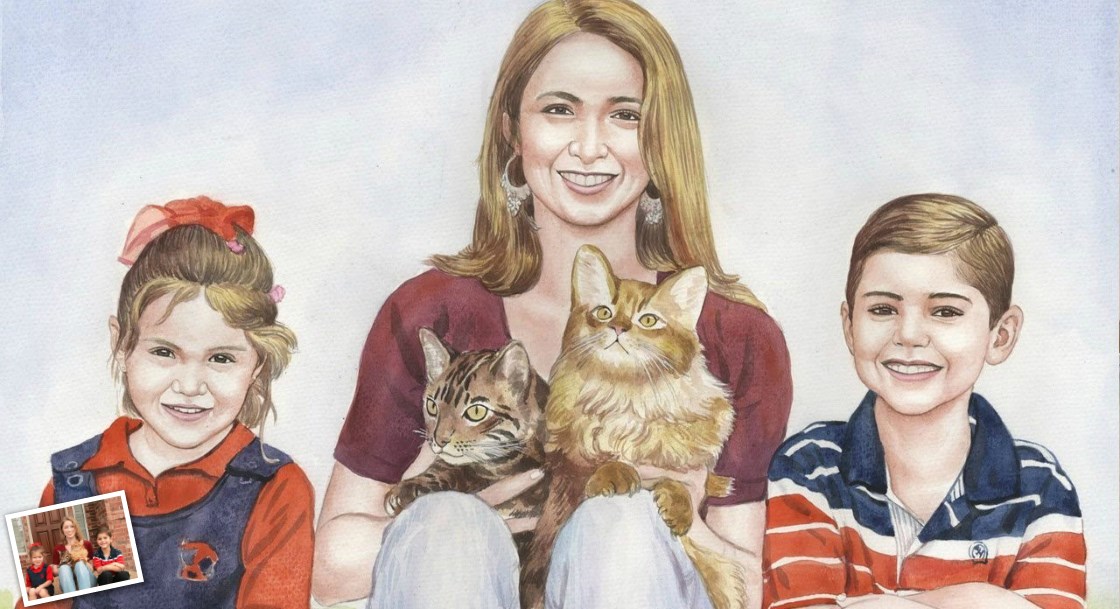 Hand Painted Watercolor from Photos | myDaVinci