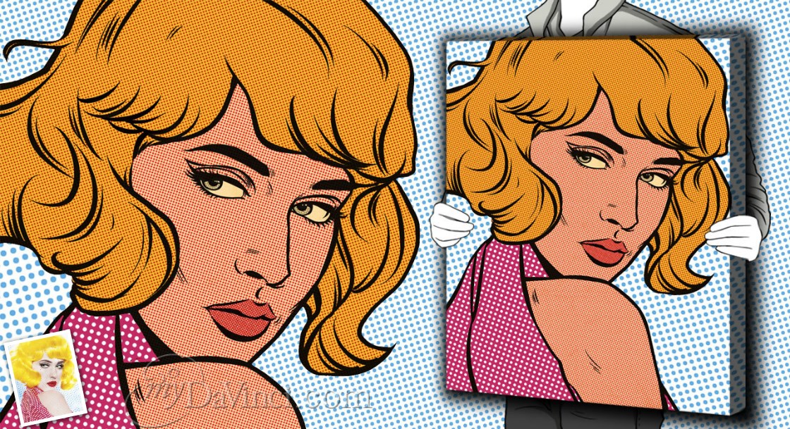 Comic Book Pop Art from Photos,by myDaVinci | myDaVinci