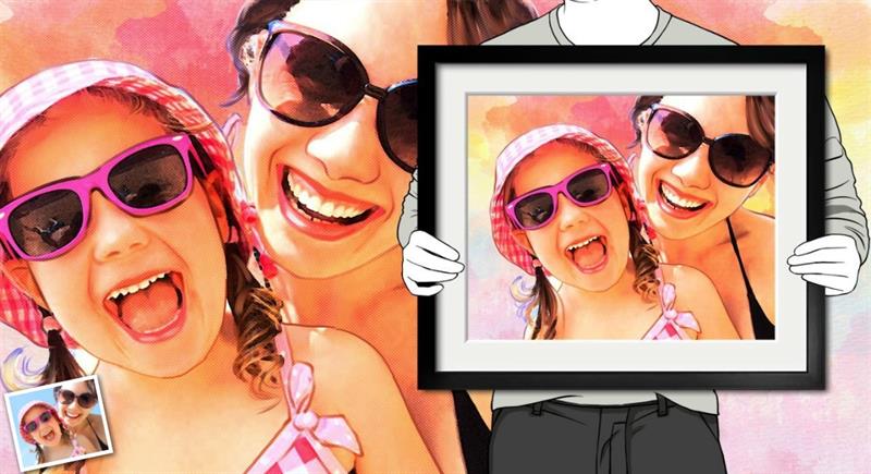 Watercolor Pop from Photos | myDaVinci
