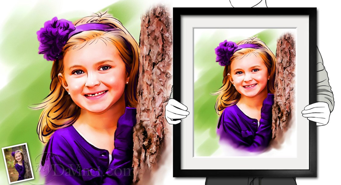Watercolor Pop from Photos | myDaVinci